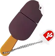 64GB USB Flash Drive Chocolate Popsicle Shaped, BorlterClamp Novelty USB Drive Thumb Drive Memory Stick for External Data Storage