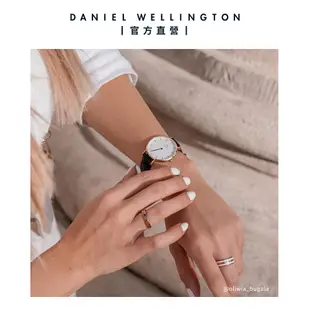 【Daniel Wellington】DW 錶帶 Petite Sheffield 16mm 爵士黑真皮錶帶 多色