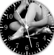 Ballet Frameless Borderless Wall Clock Nice For Gifts or Decor W232