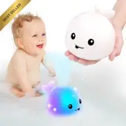 Whale Automatic LED Water Spray Bath Toy Floating Shower Tub Pool Party Gift