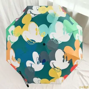 小V優購自動雨傘可愛米奇自動折疊雨傘太陽傘迷你雨傘