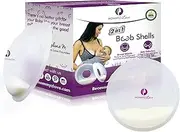 Breast Shell & Milk Catcher for Breastfeeding Relief - (2 in 1) Protect Cracked, Sore, Engorged Nipples & Collect Breast Milk Leaks During the Day, While Nursing or Pumping (2 Pack)