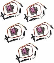 5PCS MG-90S mg90s 9g Servo Motor Micro Metal Gear for Robot