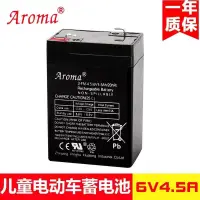 在飛比找蝦皮購物優惠-新品 上新 兒童電動玩具車電池  Aroma華龍3-FM-4