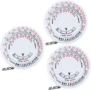 3pcs Fat Tape for Fitness Tailoring Bmi Body Tape Measure Body Retractable Stylish Design