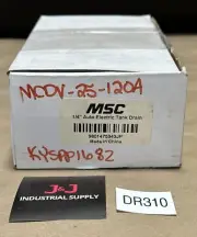 FACTORY SEALED MSC 1/4" Inlet AUTO Electronic Tank Drain Valve 230psi + WARRANTY