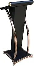 Presentation Podium, Podium Wood Stand Podium Stand Portable Church School Lecture Lectern, Signing Ceremony Conference Information Stand Desk