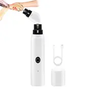 Electric Pet Nail Grinder USB Rechargeable Cat Dog Nail Clipper Pet Grooming Trimmer with LED Light