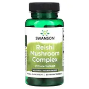 Swanson, Reishi Mushroom Complex with Shell-Broken Spores, 60 Veggie Capsules