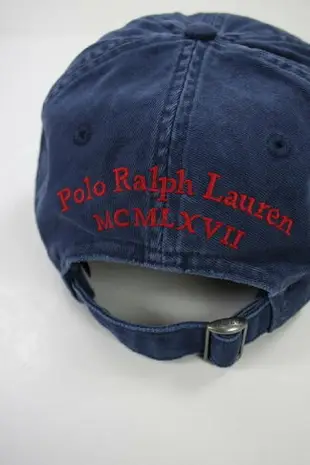 美國百分百【全新真品】Ralph Lauren 帽子 RL 配件 棒球帽 Polo 大馬 深藍 男帽 遮陽帽 C482