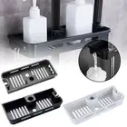 Pole Shower Caddy Tray Holder Shower Storage Rack Organiser Bathroom Shelf PB