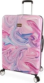 [bebe] Women's Luggage Stella 29" Hardside Check in Spinner, Fuchsia Marble, Check-in 29", Luggage Hardside Check in Spinner