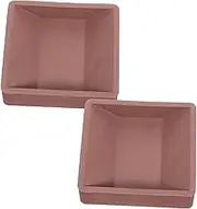 Tofficu 2Pcs Rubber Caster Cups Non Slip Wheel Stoppers for Furniture Durable Bed Wheel Protectors Prevent Floor Scratches Suitable for Chairs Sofas Beds Tables and Couches