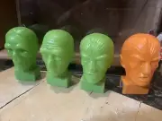 4 Mint Universal Monster Pencil Sharpener ( Gretta Ghoul ,2 Wolfman, Mummy !)