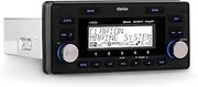 Clarion M608 Marine in-Dash 4-Zone Sirius/XM-Ready Digital Media Receiver with Bluetooth