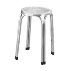 Stackable Stool Stacking Stool Stainless Steel Portable Backless Round