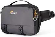 Lowepro Trekker Lite SLX 120, Compact Camera Backpack with Tablet Pocket, Camera Bag for Full Frame Mirrorless Cameras, Tripod Attachment, Water Bottle Holder, Grey