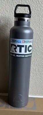 RTIC 26 oz Stainless Steel, Vacuum Insulated Water Bottle, Graphite