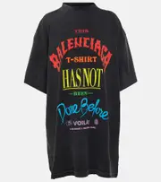 [Balenciaga] Balenciaga Not Been Done cotton jersey T-shirt AU 12 black