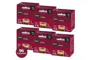 Lavazza A Modo Mio Intenso Coffee Capsules 16 Count Pack of 6 (96 Capsules)
