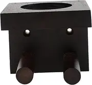 LAPYAPPE Bat Rack Baseball Vertical Simple Outdoor Duty Hangers Bracket Rack for Fence Organizer Racks Bat Holder Bats for Wall Bat Storage Display Shelf Rack Ball Holder Coffee Wood