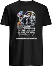 [VidiAmazing] 19 Years of Fast and Furious 2001-2020 10 Movies Signature T-Shirt