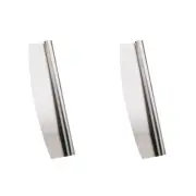 2x Cuisena Stainless Steel Professional Rounded Rocker Blade Pizza Slicer/Cutter