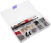 COSMEVIVI 332pcs Computer Screw Kit Precision Designed for Case Repairs Laptop Desktop Screws Set Stainless Steel Electronic Repair Screws