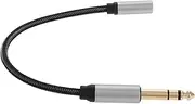 KOMBIUDA Headphone Extension Cable Braided Audio Cord for Phones Tablets Computers Durable Flexible Exceptional Sound Clarity Portable Design for Go Use