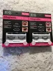 Ardell Professional Magnetic Gel Liner & eyelashes Kit Wispies New Reusable 2pk