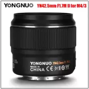 YONGNUO YN42.5mm F1.7M II Auto Focus Standard Prime Lens for M4/3 Mount Cameras