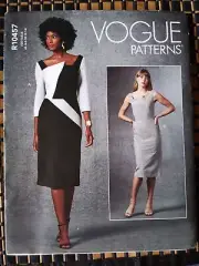 UNCUT Pattern, Vogue R10457, Long-Sleeved Sleeveless Dresses (6-14)