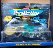 New Micro Machines Star Trek Next Generation Stargazer, Warbird, Shuttlecraft