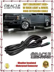 ORACLE Lighting 10ft ColorSHIFT RGB+W Rock Light & Wheel Ring Extension Cable