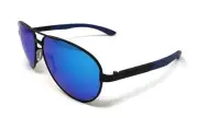 Smith Optics Salute Matte Black Sunglasses - Blue Mirror Lens
