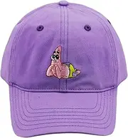 [Concept One] Spongebob Squarepants Dad Hat, Cotton Adult Baseball Cap with Curved Brim