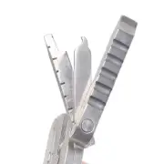 15 In 1 Mini Keychain Multi Tool EDC Knife Multifunction Folding Tool Plier BX