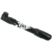 Zefal Mini Jet Bike Pump - Black; Reversible Presta/Schrader Valve for Road MTB