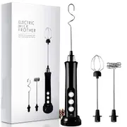 Electric Milk Frother Egg Whisk Beater Foamer Maker Coffee Drink Mixer