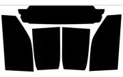 Window Tint Kit Mazda BT50 Dual Cab 2020-Current, Ceramic 92% IR Blockout