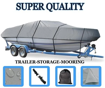 GREY BOAT COVER FOR SEA RAY 210CC MONACO I/OX 98 99 00 01 02