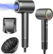 Hair Dryer, 160000 RPM Professional High Speed Ionic Blow Dryer 500 Million Nega
