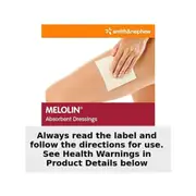 Melolin Absorbent Dressing 10cm x 10cm 3 Pack by Smith & Nephew