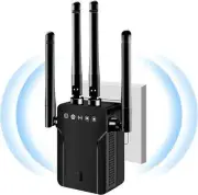 WiFi Extender Signal Booster Amplifier Cover Up to 8290 Sq.ft & 35 Devices NEW