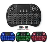 Mini Wireless RGB Keyboard 2.4GHz for Smart TV/PC/Android with Touchpad