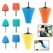 Polishing Sponge Cone Wheel Hub Buffing Pad For Car Wheel Drill Replace Tool