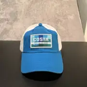 Costa Del Mar Hat Men's One Size Adjustable Blue Patch Strapback Cap