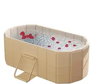 Bathtub - Cold Plunge Ice Bath | Foldable Bathtub | Collapsiblee Folding Soaking Tub | Large Folding Soaking Tub | Portable Bathroom for Adults | Large Insulated Hot Or Ice Bath Bucket for Athletes