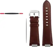 [BHUTMPJK] HPEPGCUCNT Convex End Leather Watchband Fit For Tissot 1853 Fit For PRX series Strap Belt T137.407 T137.410 Men's Bracelet Wrist Strap Bracelet 26x12mm