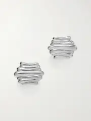 [KHAITE] KHAITE - Crema Silver-plated Earrings - One size One size Silver